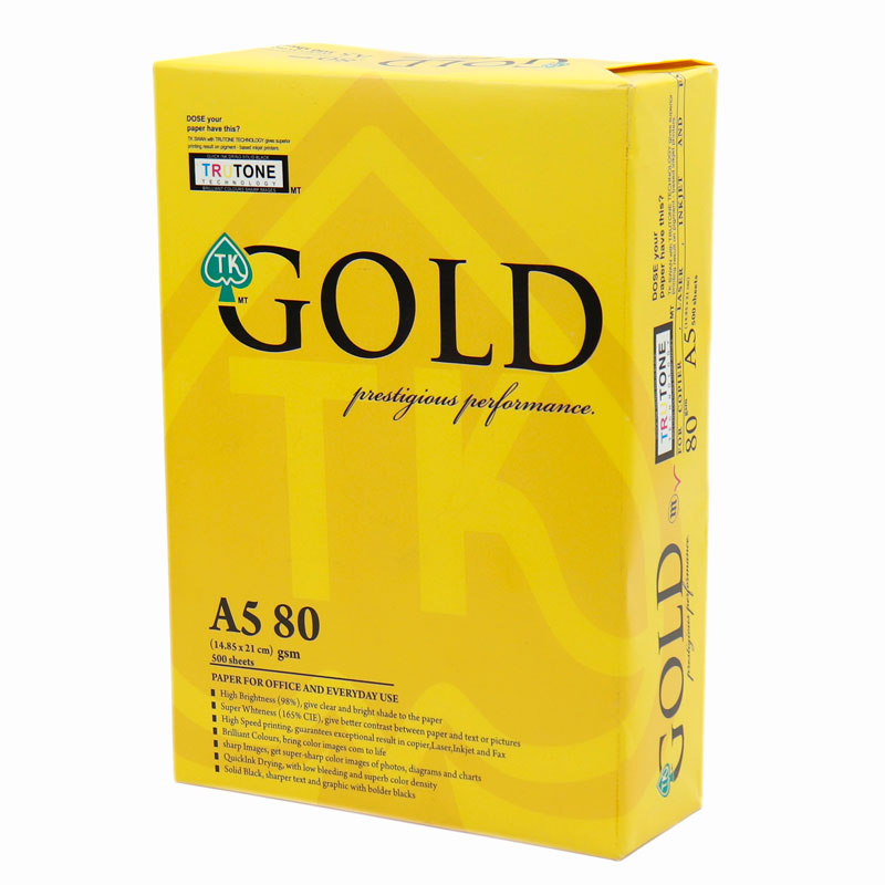 کاغذ A5 گلد 80 گرم