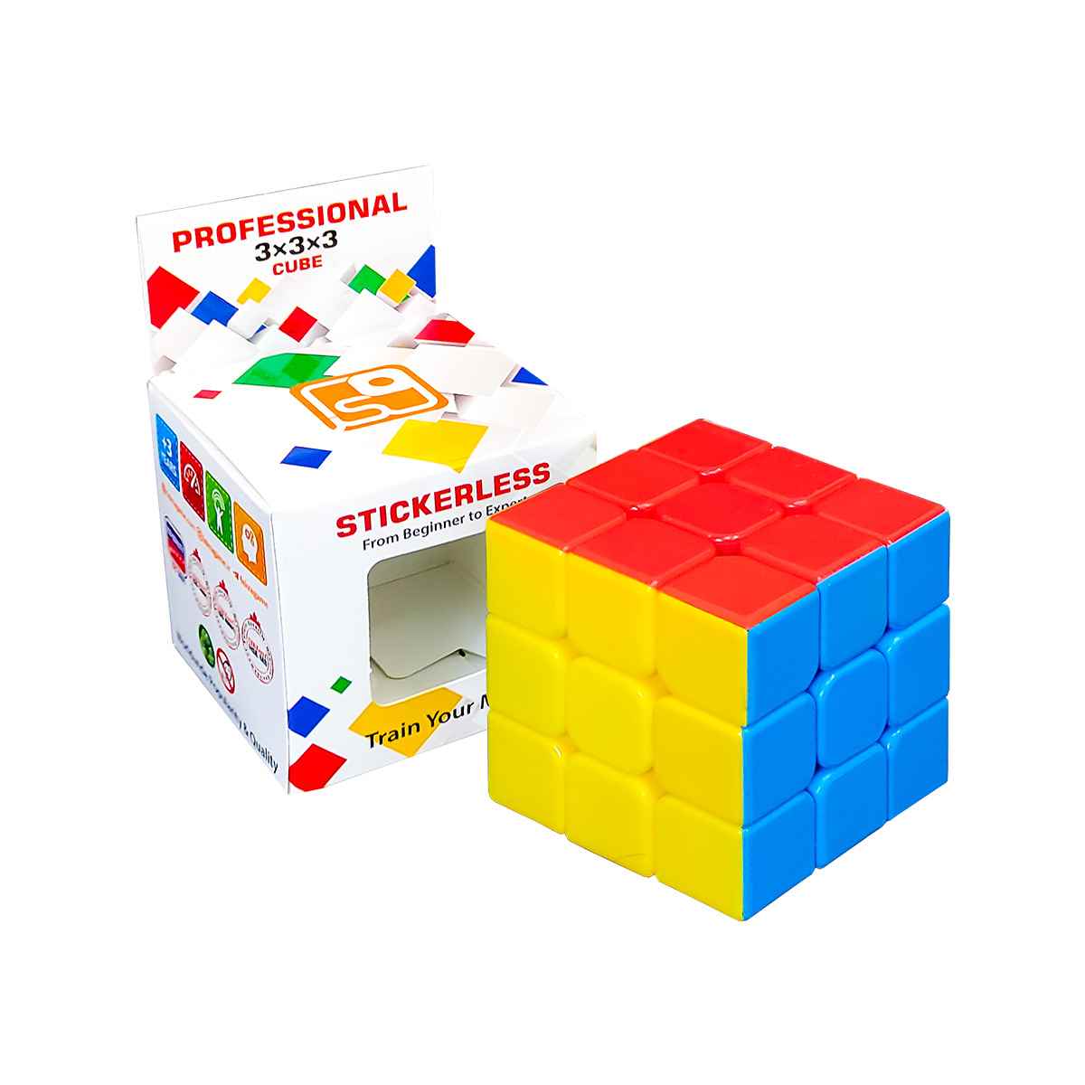 روبیک 3*3 خودرنگ فکرا (140)