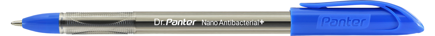 خودکار آبی  بدنه کریستال نانو آنتی باکتریال  پنتر  (105) نوک 1