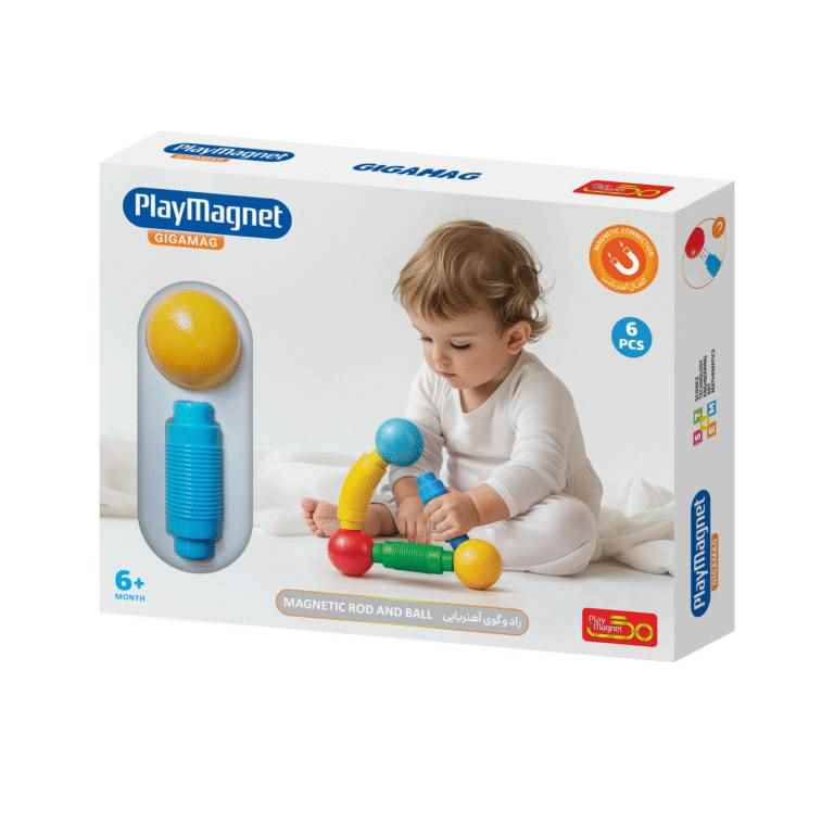بسته گیگامگ - 6 قطعه ( play magnet مگ )