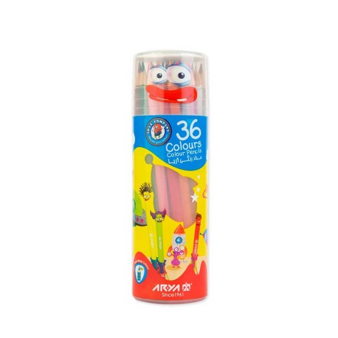 مداد رنگی 36 رنگ استوانه ای3053