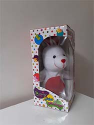 عروسک نمایشی دستی خرگوش جعبه ای