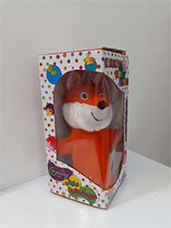عروسک نمایشی دستی روباه جعبه ای