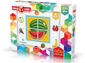مکعب جادویی چهار تایی میوه ها پلی مگنت(20)