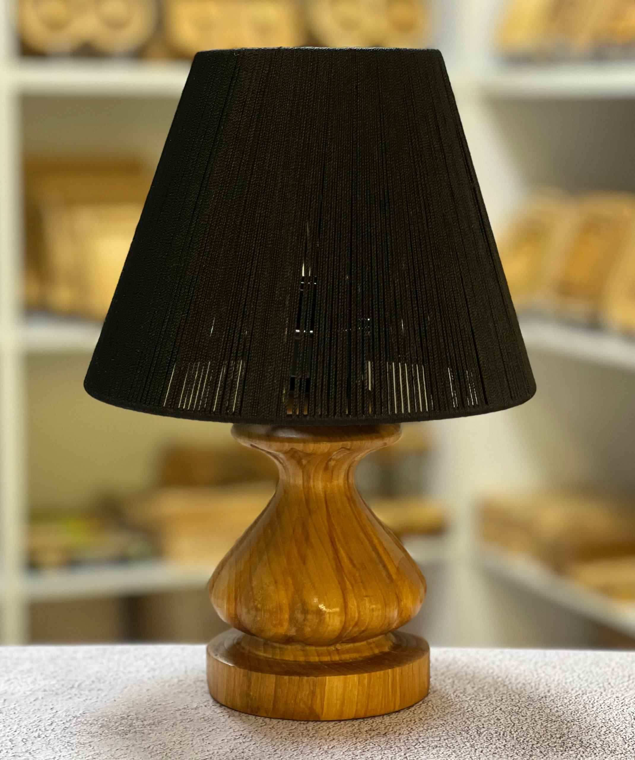 آباژور پایه چوبی کلیددار تک جعبه