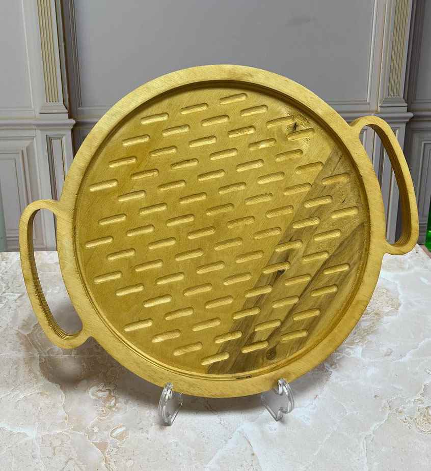 سینی چوبی مدل دایره