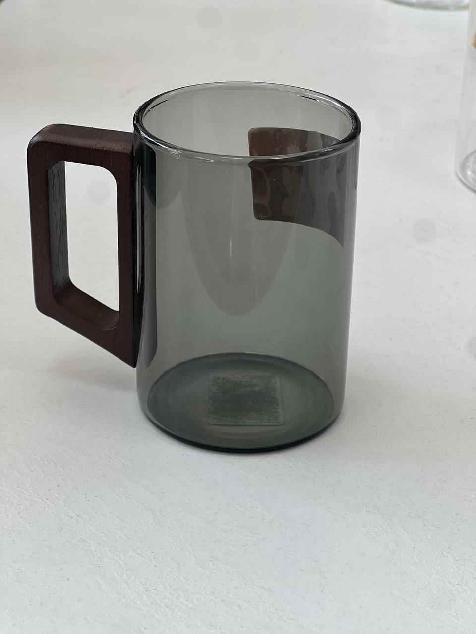 لیوان دسته چوبی  کد Z70