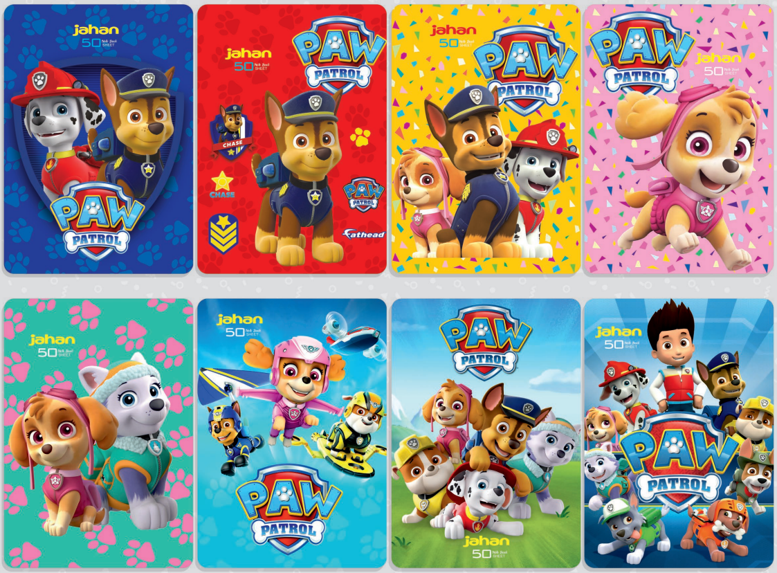 paw patrol  برگ مجلد50