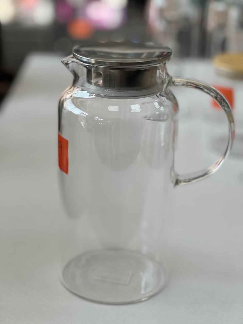 پارچ پیرکس درب استیل 1.5لیتری