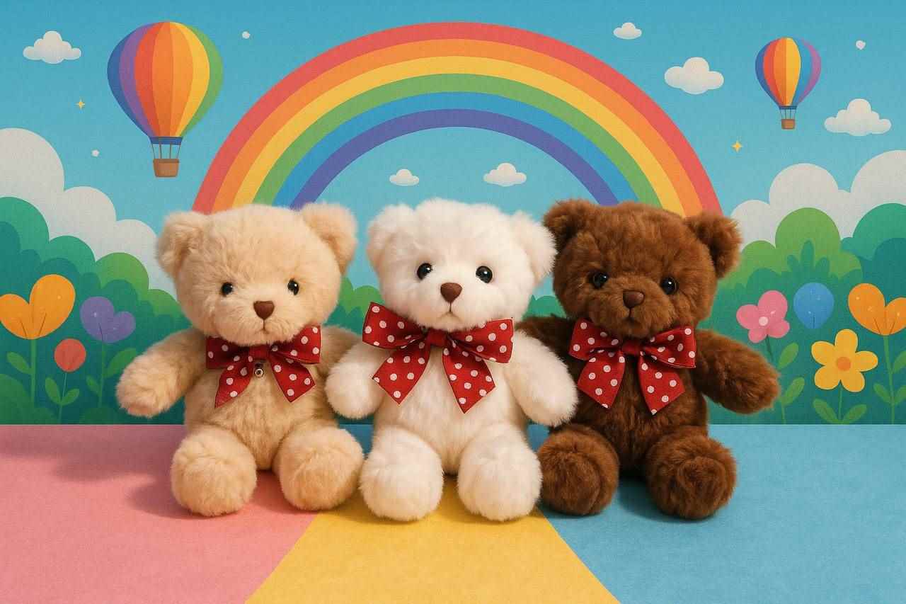 خرس پاپیون قرمز 30 سانت (21-165)