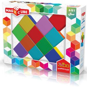 مکعب جادویی 11 تایی رنگی