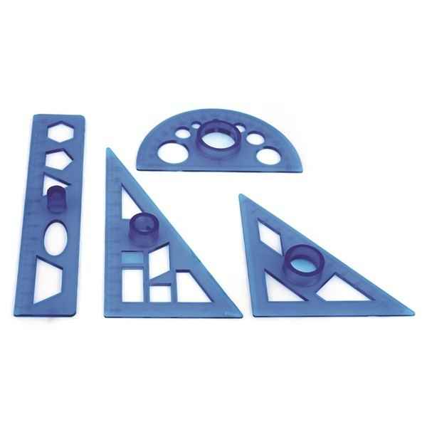 خط کش 4 تیکه تو در تو KT4 فرمی نو  (بسته 24 تایی)