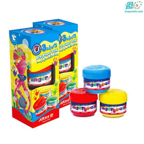 رنگ انگشتی 3 رنگ مدل7004 آریا  (تک عددی)