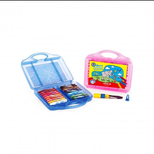 پاستل 18 رنگ کیفی طلقی مدل2030 آریا  