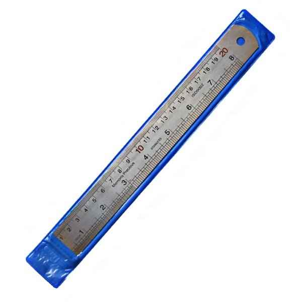 خط کش فلزی 30 سانتی متفرقه (12 عدد)