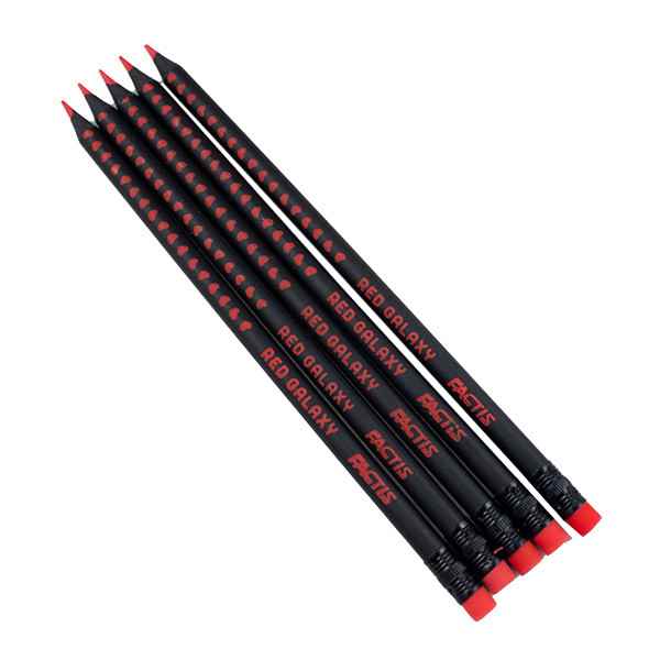 مداد قرمز پاک کن دار مدل گلکسی فکتیس (لیوان 72 عددی)