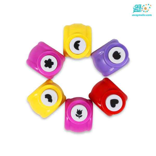 پانچ مینی تک سوراخ طرح دار متفرقه (24 عددی)