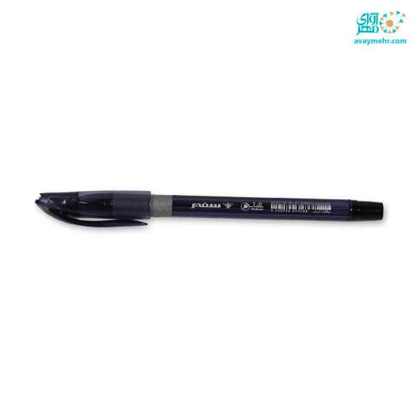 خودکار مشکی نوک 1 گریپ دار مدل سهند  سفیر (50 عددی)