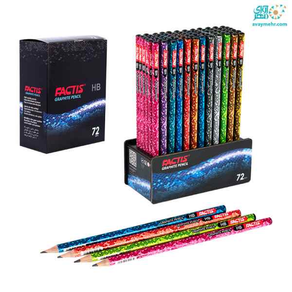 مداد مشکی پوست ماری فکتیس (لیوان 72 عددی)