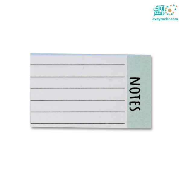 استیک نوت فانتزی 50 برگ سفید 4.5*7 کتیبه (تک جلدی)
