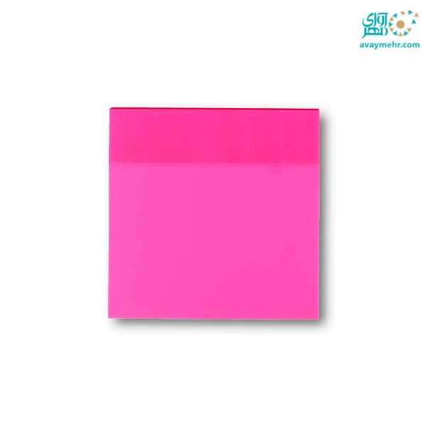 استیک نوت رنگی شفاف50 برگ 75*75 پیدکس P390 (24 عددی)