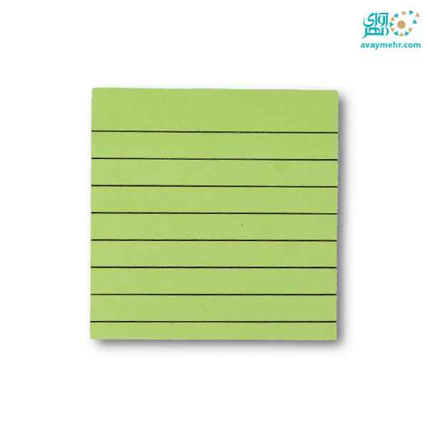 استیک نوت رنگی خط دار100 برگ 75*75 پیدکس P330 (12 عدد)