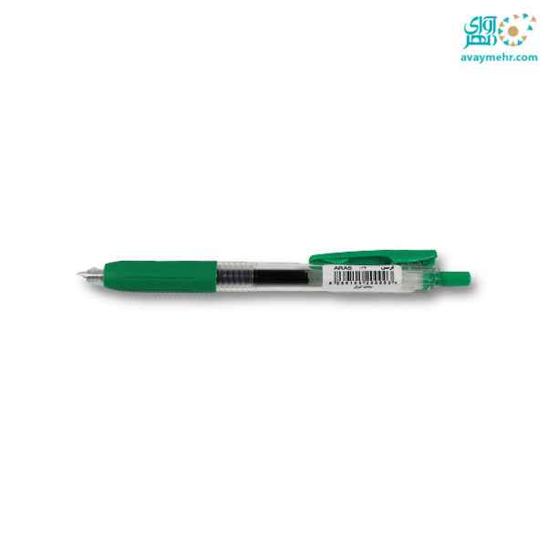 روان نویس سبز 0.7 فشاری گریپ دار AR524 ارس (10 عدد)