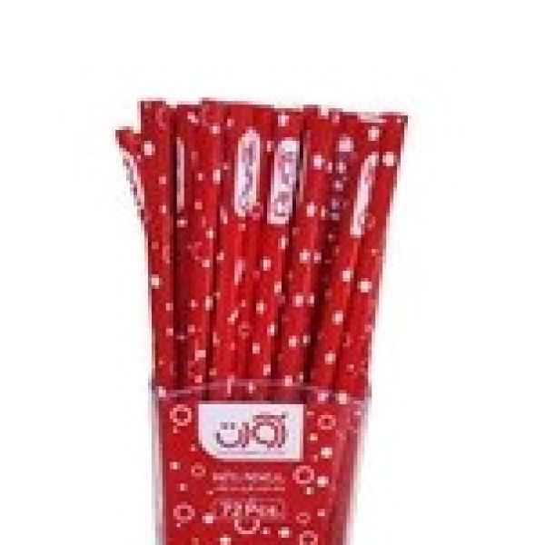 مداد قرمز گرد طرح دار 3950 آوات (72عددی)