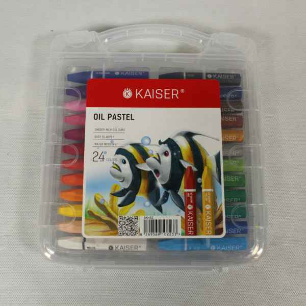 پاستل روغنی 24 رنگ کیفی SK462 کایزر (6 عددی)