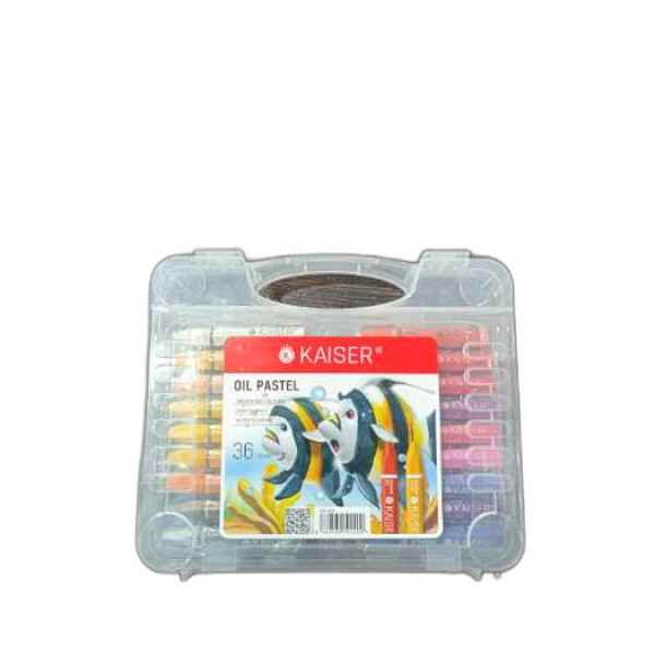 پاستل روغنی 36 رنگ کیفی SK463 کایزر (6 عددی)