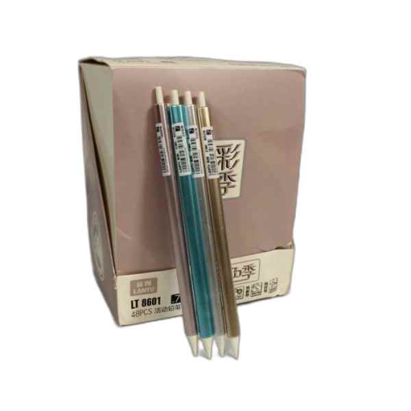 اتود 0.7 سه گوش متالیک LT-8601 لانتو (48 عددی)