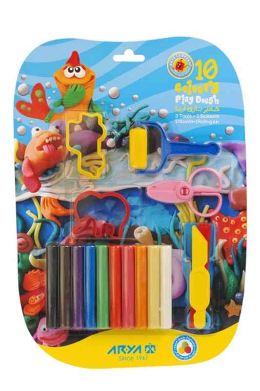 خمیر 10رنگ وکیومی با ابزار 1023 آریا 