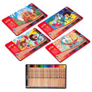 مداد 36+3رنگ فلزی تخت آریا (بسته 8 عددی)