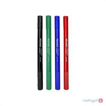 ماژیک سی دی رنگ جور دو سر PM808 وشکو (بسته 12عددی)