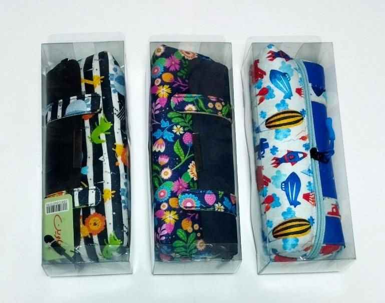 جامدادی دوزیپ طرح دار چسبی پاوین 