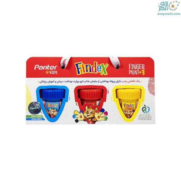 رنگ انگشتی3رنگ findex پنتر (6 بسته)