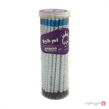 مداد مشکی زغالی پاکندار گرد H47 ام کیو (لیوان 48عددی)
