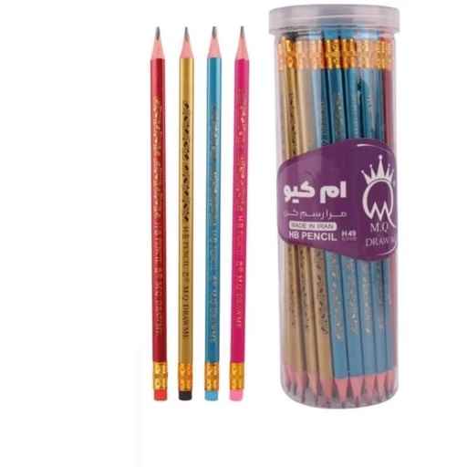 مداد متالیک پاکندار سه گوش H49 ام کیو (لیوان 48عددی)