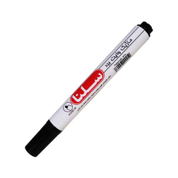 ماژیک وایت برد مشکی نوک گرد سلنا (12عددی)