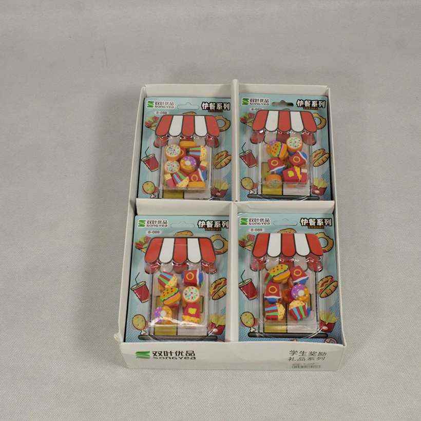 پاک کن فانتزی فروشگاه فست فود 8088 صبا (12 عددی)