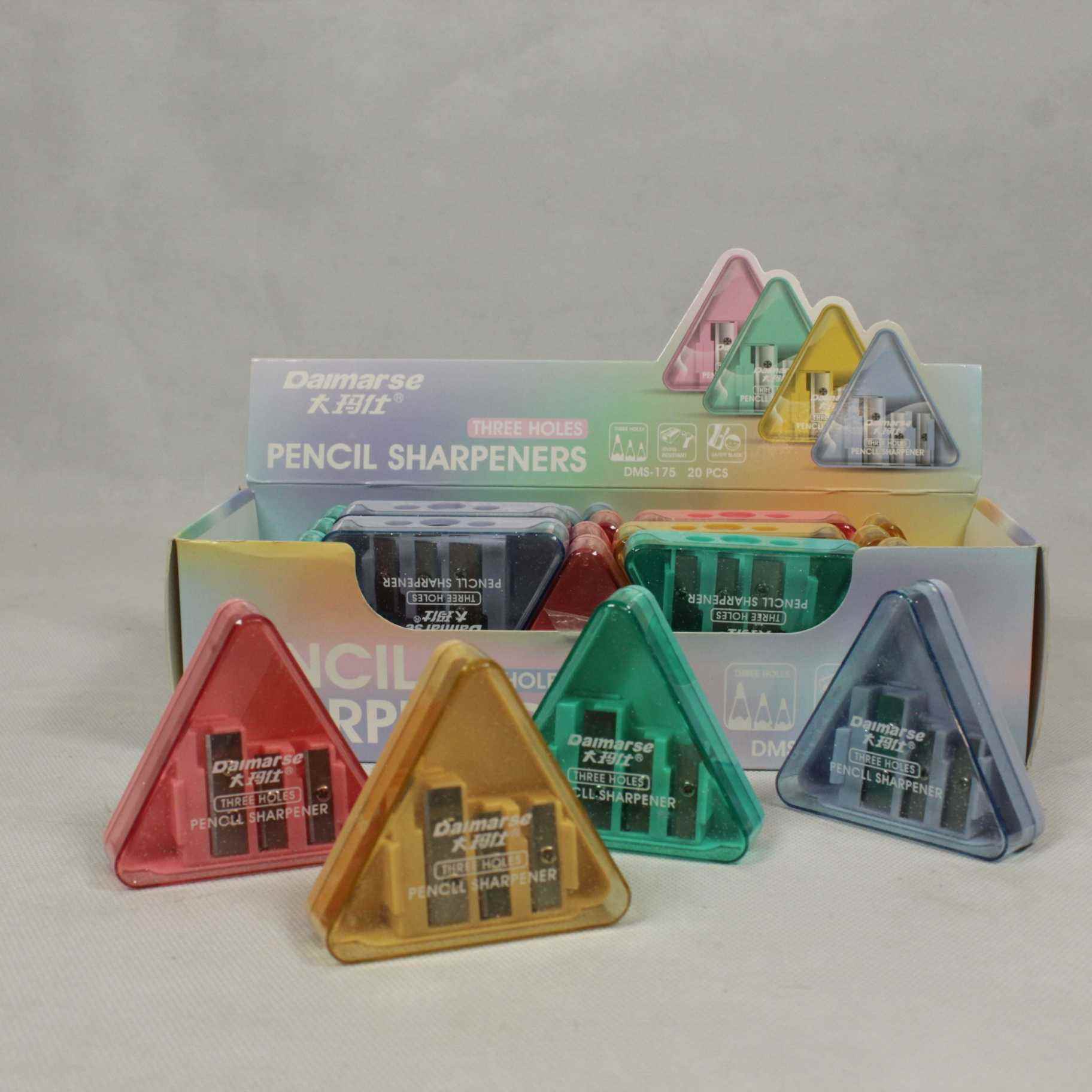 تراش مخزن دار سه سوراخ مثلثی 175 صبا (20 عددی)