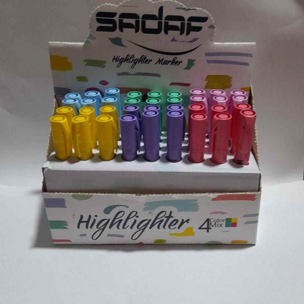 ماژیک علامت زن 6 رنگ پاستلی صدف ویستا (استند 36عددی)