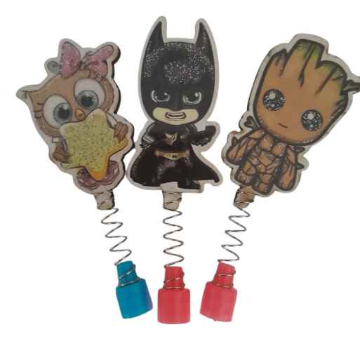 سرمدادی فنری کارتونی AM114 صبا (72 عددی)