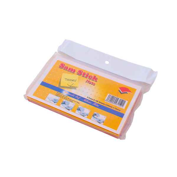 کاغذ چسب دار 75*125 بدون خط سام 