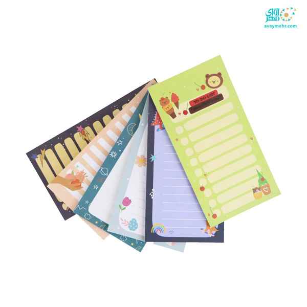 کاغذ لیست انجام کار 12*7مگنت دار دکمه 