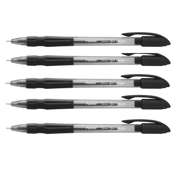 خودکار مشکی مدل سمی ژل 0.7 SP102 پنتر