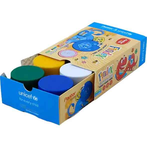 رنگ انگشتی 6 رنگ FP106-6 پنتر (تک عددی)