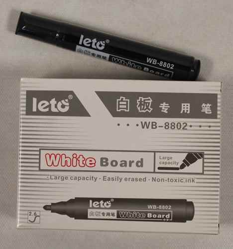 ماژیک وایت برد مشکی نوک گرد 8802 صبا (10 عددی)