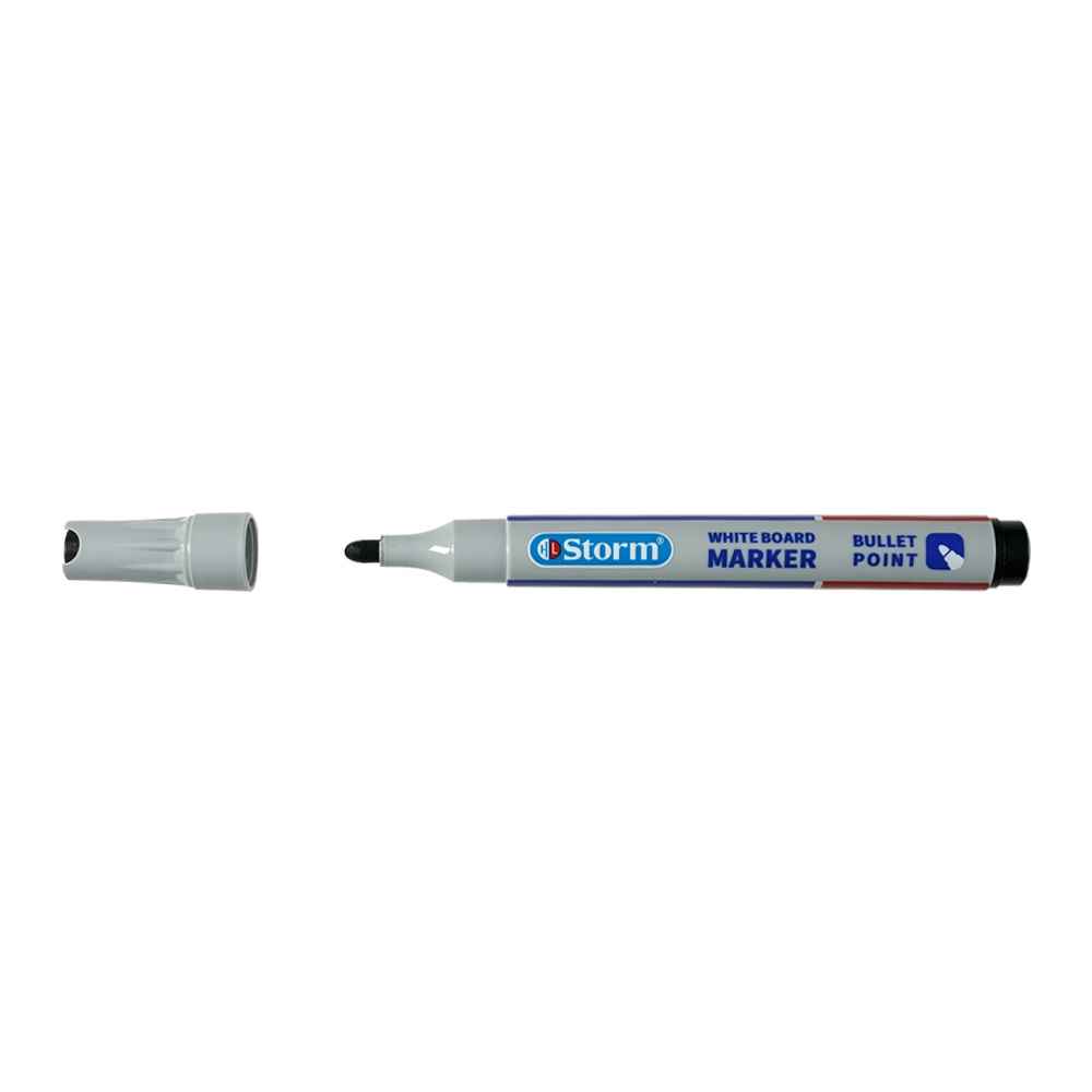 ماژیک وایت برد مشکی نوک گرد HL-340772 استورم (12عددی)