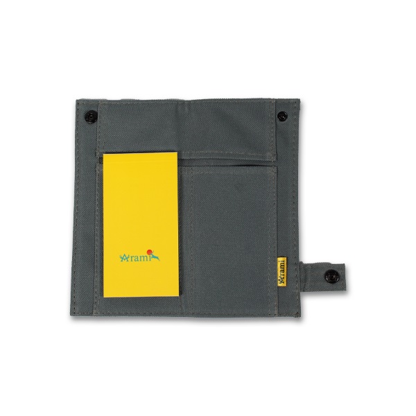 جامدادی جیبی برزنتی P-pocket یادداشت دار آرمی ( تک عددی)